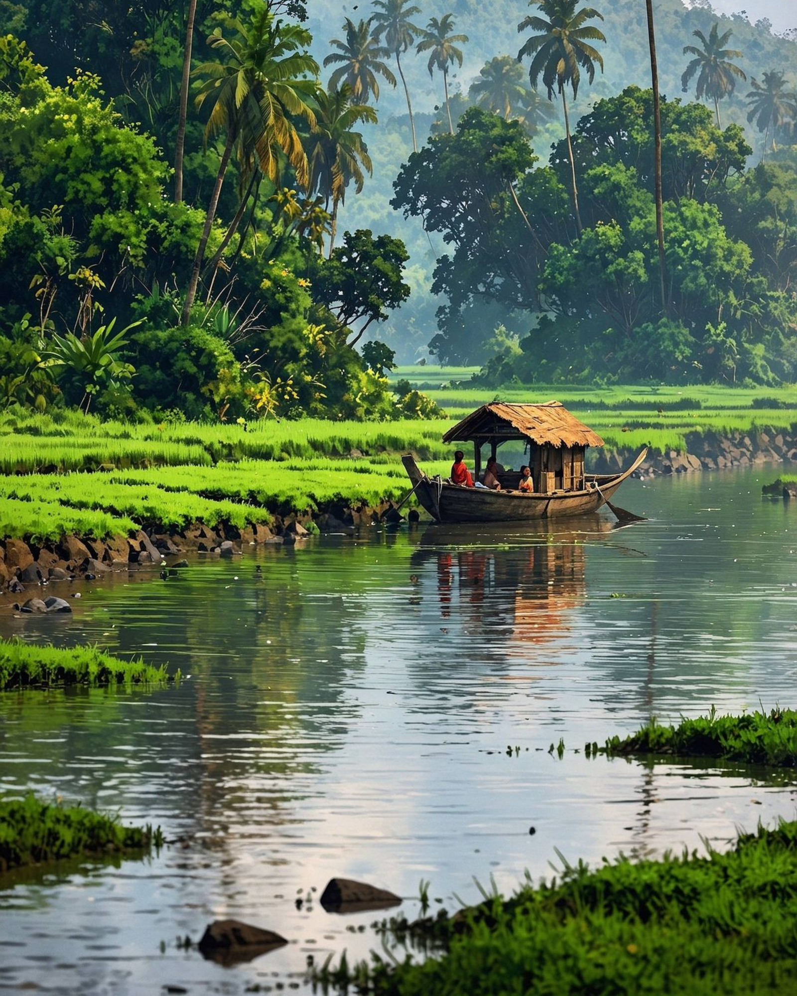  Kerala Backwater & Hills 